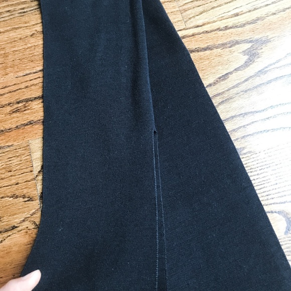 FRED PERRY by RAF SIMONS Black Knit Double Scarf - Picture 3 of 3